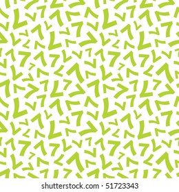 Seamless background with "seven" number mix.
