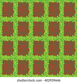 Seamless background with  shapes indefinite form. Abstract design, wallpaper. Background for greeting card or brochure. Vector illustration. 
