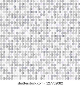 Seamless background with shiny silver paillettes