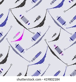seamless background with shock absorbers