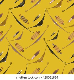 seamless background with shock absorbers