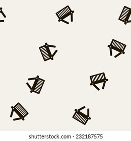 seamless background: shopping, basket