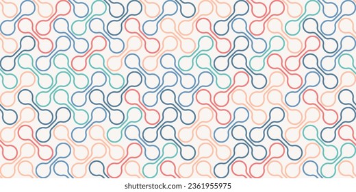 Seamless background of simple abstract elements. Pattern for texture, textiles, clothing, covers, banners, social networks and applications