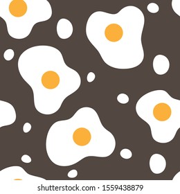 seamless background, simple egg eye pattern with abstract style.
