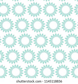 Seamless background with simple geometrical drawing. Vector illustration. 
