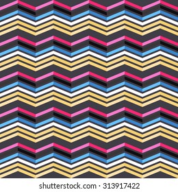 Seamless background with simple geometrical drawing. Vector illustration. 