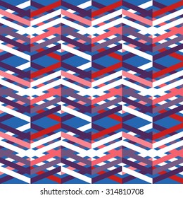 Seamless background with simple geometrical drawing. Vector illustration. 
