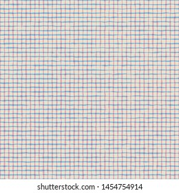 Seamless background. Simply plaid pattern. Pastel colors. Vector image.