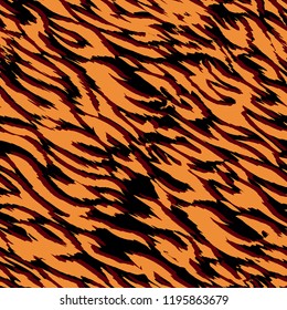 Seamless background with  skin of the tiger.