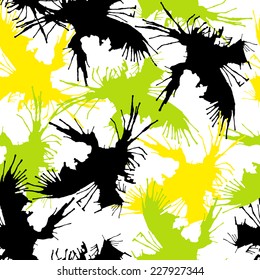 Seamless background from a slap paint stains. Spray paint.
