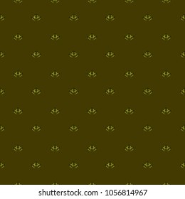 Seamless background with small floral pattern on diagonal. Endless drawing on bright background for wallpaper design, textiles, packaging.