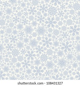 Seamless background with snowflakes