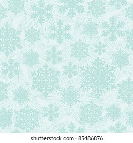 Seamless background with snowflakes