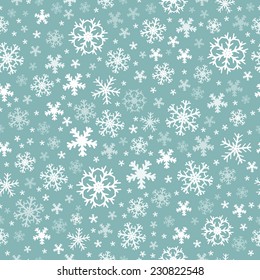 Seamless background snowflakes 5 - eps10 vector illustration.