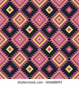 Seamless background with snowflakes. Print. Repeating background. Cloth design, wallpaper.