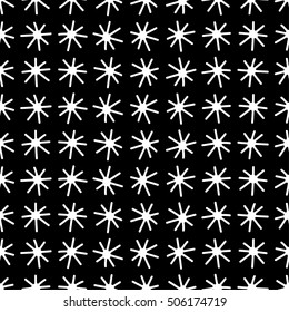 Seamless background with snowflakes. Print. Repeating background. Cloth design, wallpaper.