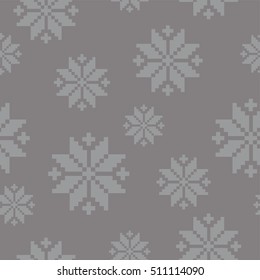 Seamless background with snowflakes. Print. Repeating background. Cloth design, wallpaper.