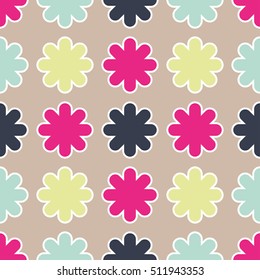 Seamless background with snowflakes. Print. Repeating background. Cloth design, wallpaper.