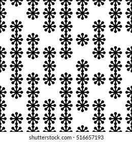 Seamless background with snowflakes. Print. Repeating background. Cloth design, wallpaper.