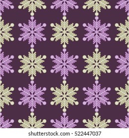 Seamless background with snowflakes. Print. Repeating background. Cloth design, wallpaper.