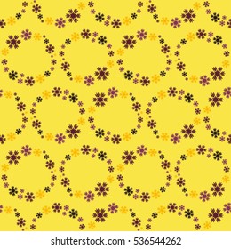 Seamless background with snowflakes. Print. Repeating background. Cloth design, wallpaper.