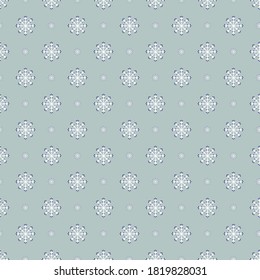 Seamless background with snowflakes. Vector.