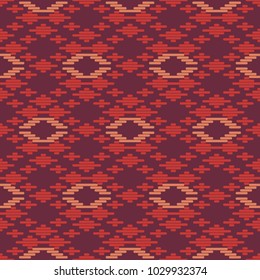 Seamless Background Southeast Asian Retro Aboriginal Traditional Art Textile Pattern Curve Corner Cross Line Check Polygon Frame