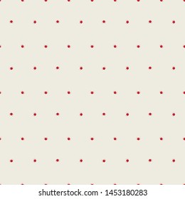 Seamless background with spiders. Simple minimalistic illustration on neutral pastel background.