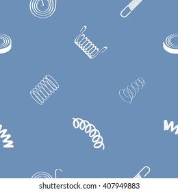 Seamless background with Springs