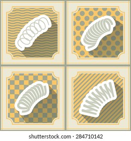 Seamless background with Springs  for your design