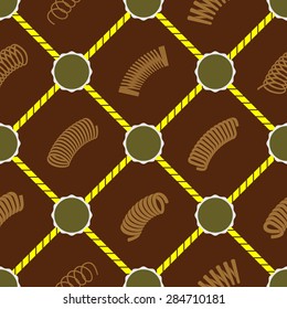 Seamless background with Springs  for your design