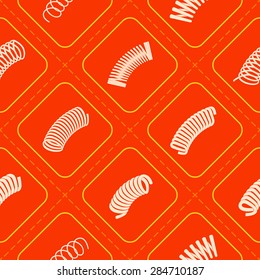 Seamless background with Springs  for your design