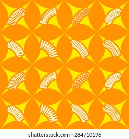 Seamless background with Springs  for your design