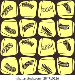 Seamless background with Springs  for your design