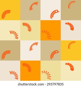 Seamless background with Springs for your design