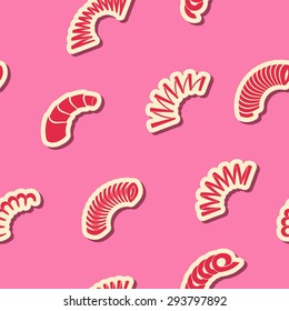 Seamless background with Springs for your design