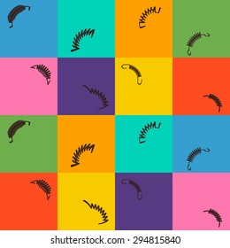 Seamless background with Springs for your design