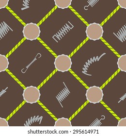 Seamless background with Springs for your design