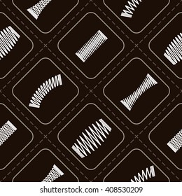Seamless background with Springs for your design