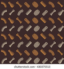 Seamless background with Springs for your design