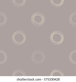 Seamless background with Springs for your design