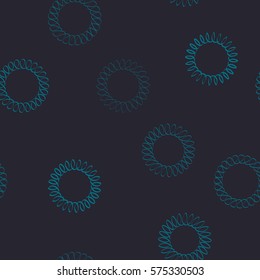 Seamless background with Springs for your design
