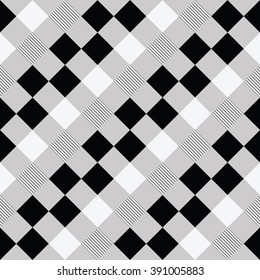Seamless background of squares