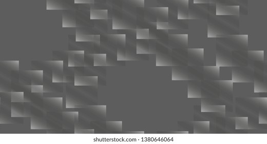 Seamless background. Squares. Scattered squares. Background of the frame. Square frames. Vector graphics