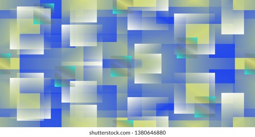Seamless background. Squares. Scattered squares. Background of the frame. Square frames. Vector graphics