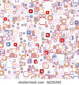 Seamless background from squares and violet spot.