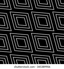 Seamless background, squarish pattern. Vector art.