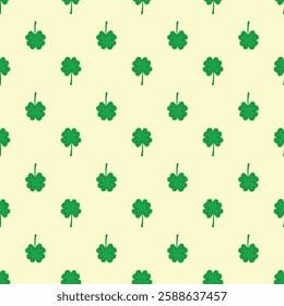 Seamless background with st. Patrick's day elements. 