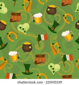 Seamless background for St. Patrick's Days