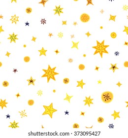 Seamless background, starry sky, placers stars